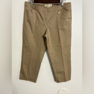 Michael Kors Tan women’s Capri Pants Size 8 New without tags